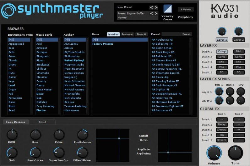 KV331 SynthMaster Player