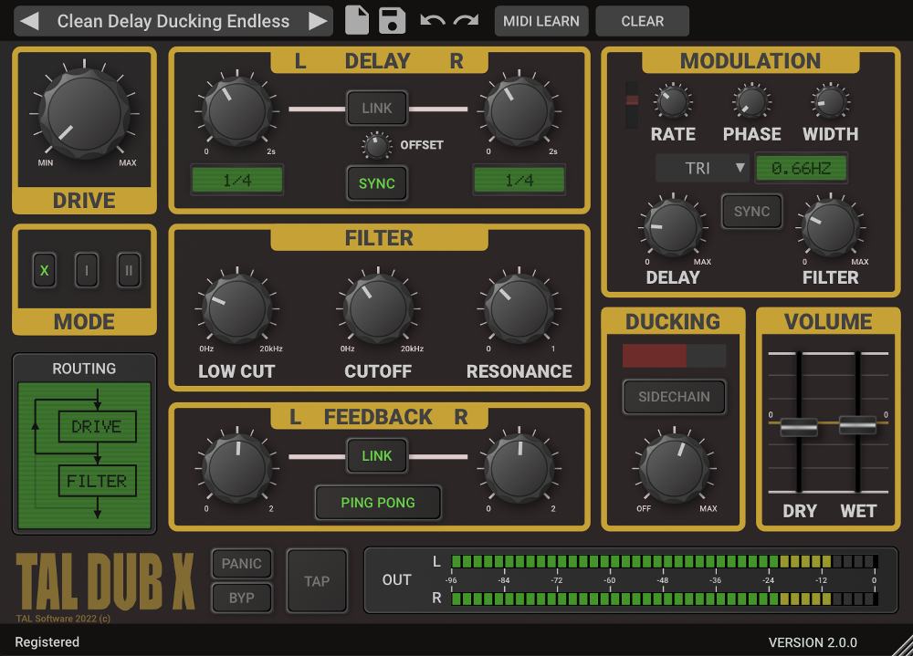 TAL Dub-X Delay