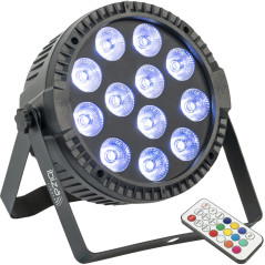 IBIZA LIGHT THINPAR-12X6-RGBW THIN PAR LED 12X6W R