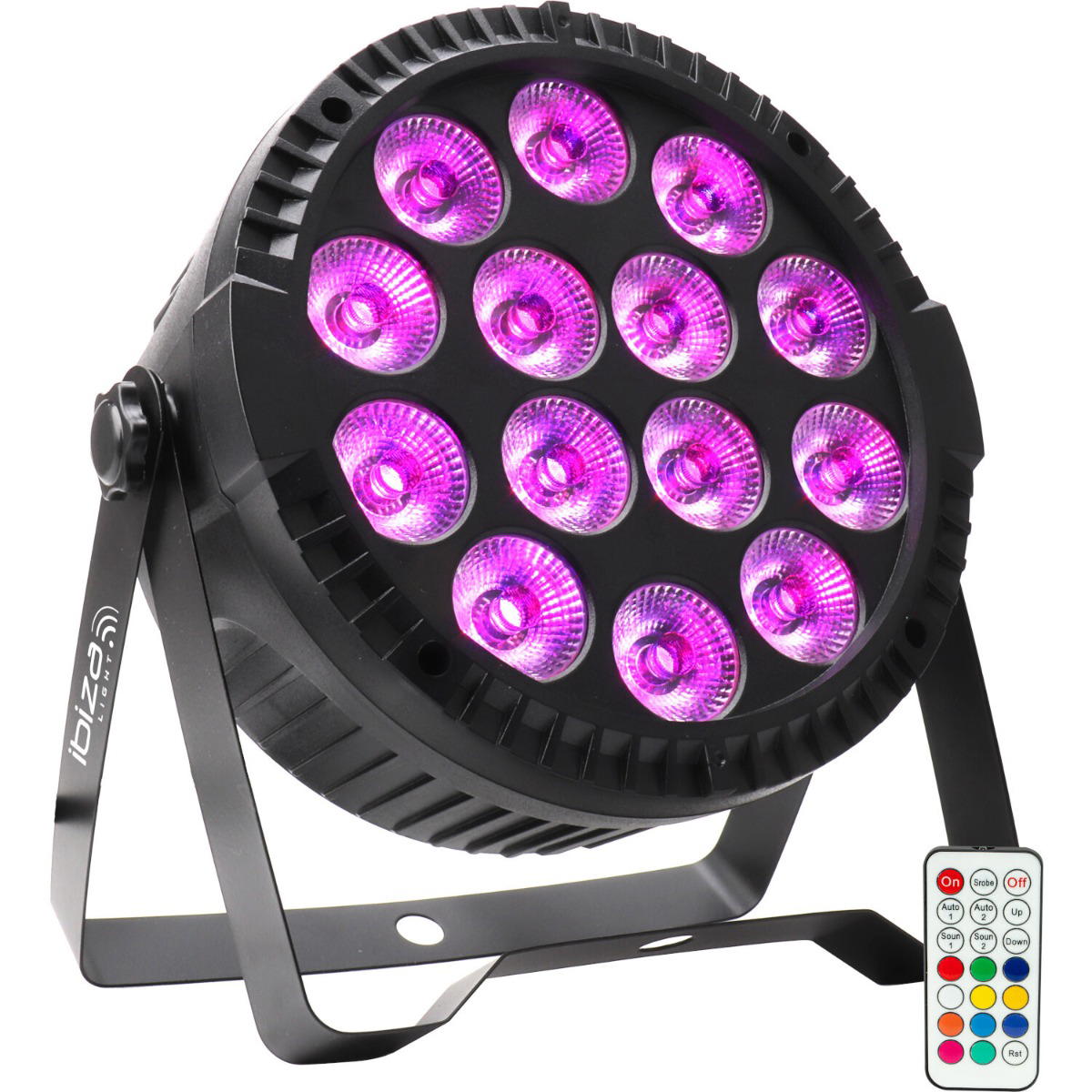 IBIZA LIGHT THINPAR-14X6W-RGBW THIN PAR LED 14x6W