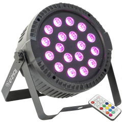 IBIZA LIGHT THINPAR-18X1RGB THIN PAR LED 18x1W RGB