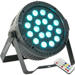 IBIZA LIGHT THINPAR-18X1RGB THIN PAR LED 18x1W RGB