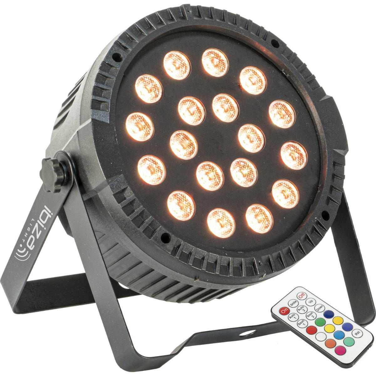 IBIZA LIGHT THINPAR-18X1RGB THIN PAR LED 18x1W RGB