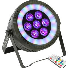 IBIZA LIGHT THINPAR-LED-RING THIN PAR LED 7x10w RG