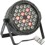 IBIZA LIGHT THINPAR36X1-RGBW PAR LED fin 36X1W RGB