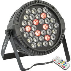 IBIZA LIGHT THINPAR36X1-RGBW PAR LED fin 36X1W RGB