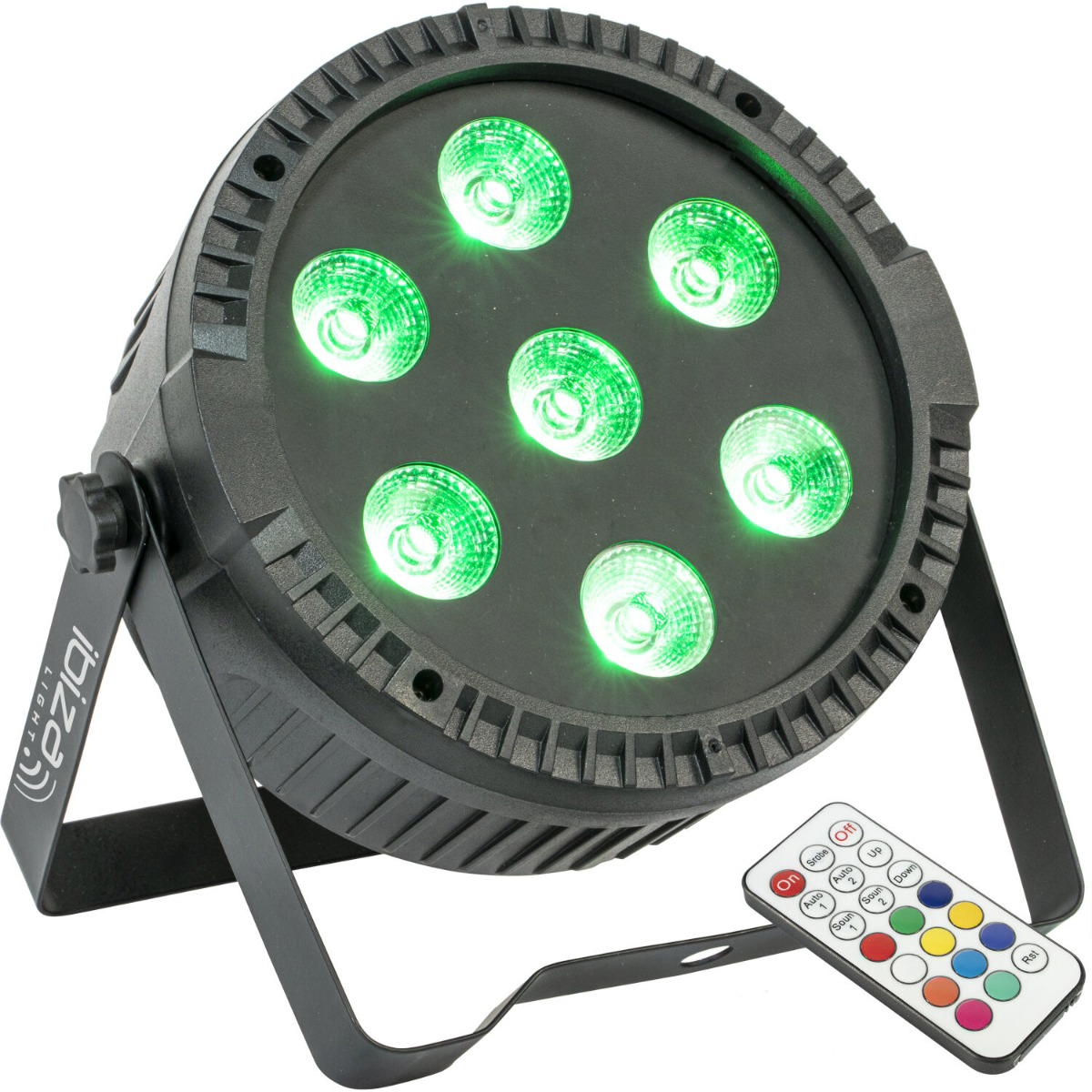 IBIZA LIGHT THINPAR7X6-RGBW PAR LED fin 7x6 W RGBW