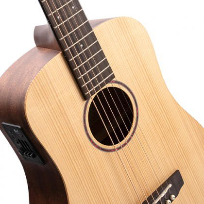 CORT Guitarra Acústica Earth Mini E Adiron