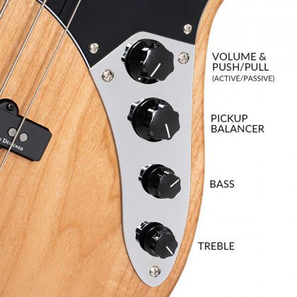 CORT Bajo Eléctrico Gb64Jj Nat