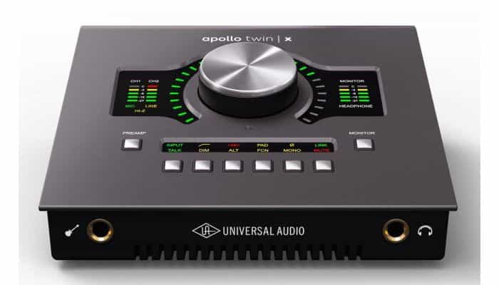 Universal Audio Apollo Twin X Duo HE + Hardcase UDG + Plugins Gratis