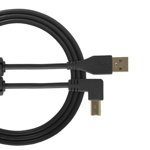 UDG Ultimate USB 2.0 A-B Negro Conec. Ángulo 3m