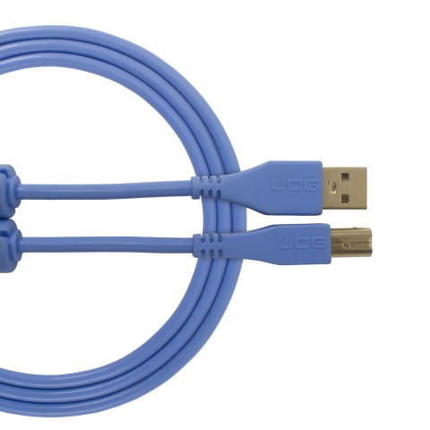 UDG Ultimate USB 2.0 A-B Azul Conec. Recto 2m