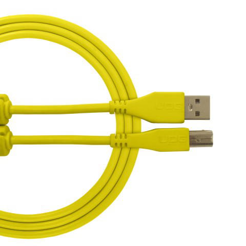 UDG Ultimate USB 2.0 A-B Amarillo Conec. Recto 3m