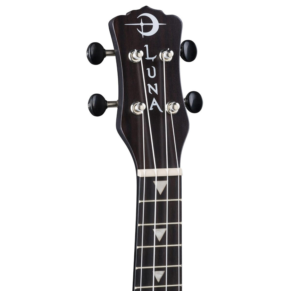 LUNA GUITARS UKE Vintage Mahogany Soprano Black Satén Ukelele soprano