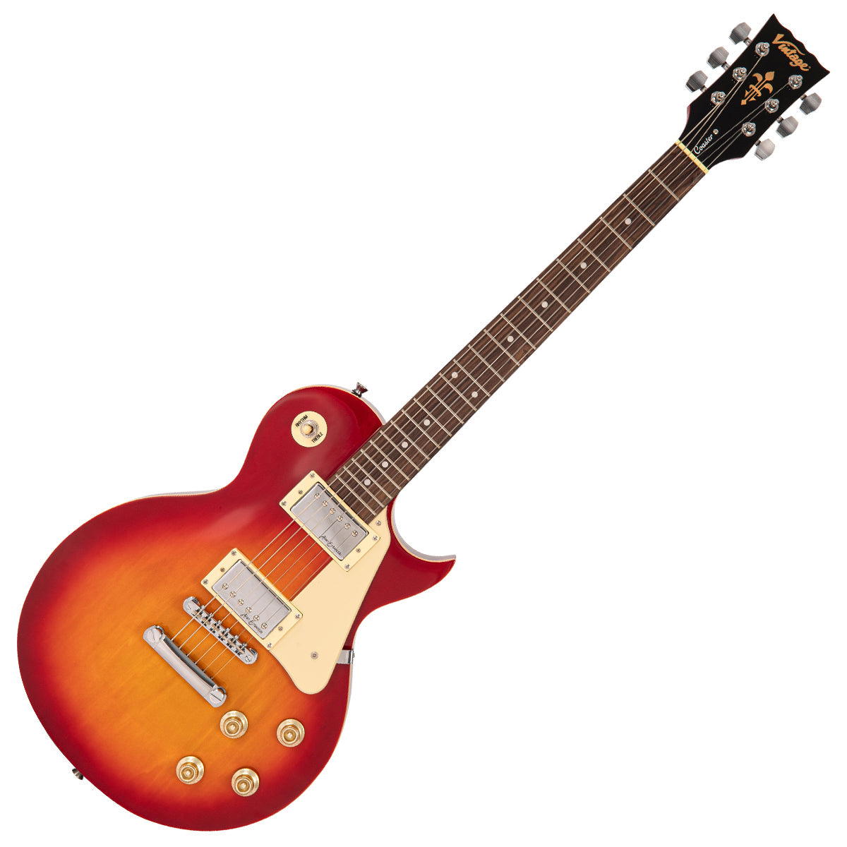 VINTAGE V10 COASTER ELECTRIC GUITAR - CHERRY SUNBURST