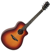 VINTAGE  PACIFIC COAST SERIES ACOUSTIC GUITAR - CHERRYBURST