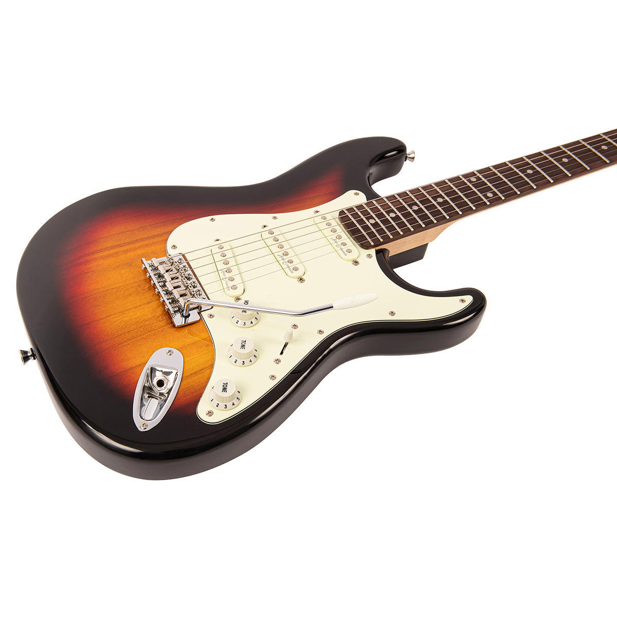 VINTAGE V60 COASTER GUITAR.ELEC - 3 TONE SUNBURST