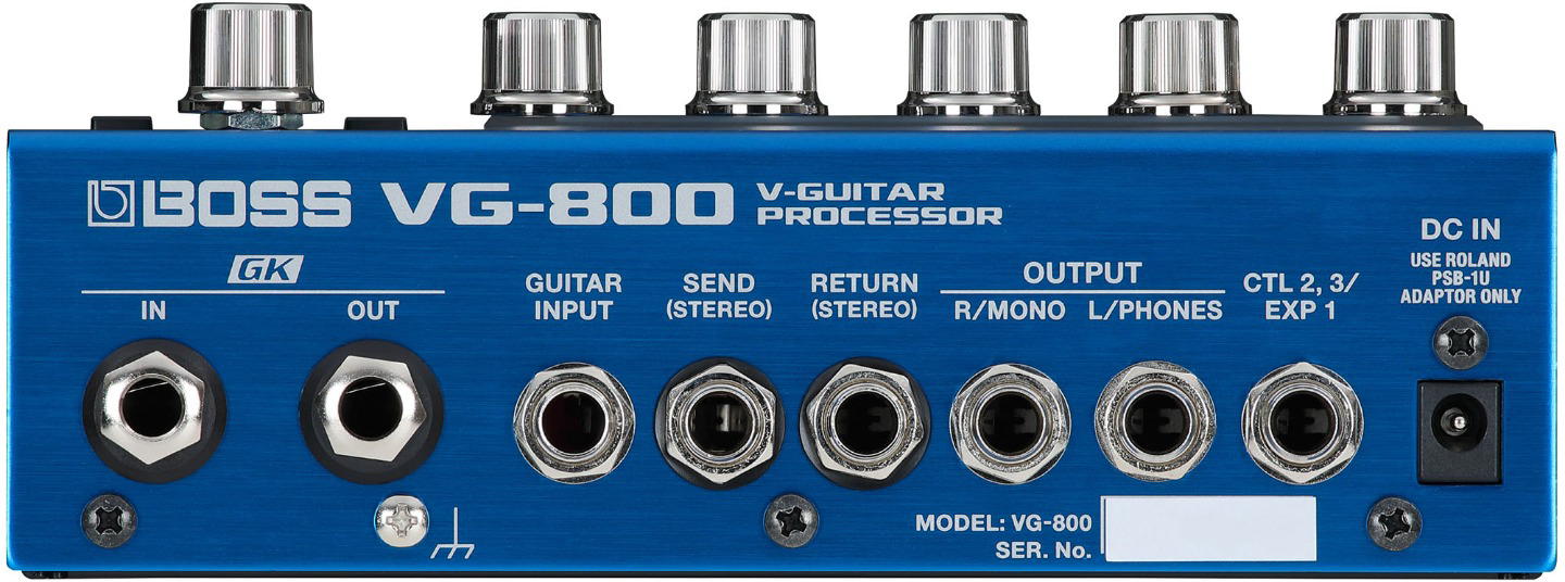 PEDALERA Y SINTETIZADOR BOSS VG-800
