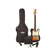 VINTAGE V20 COASTER EL.GUITAR PACK - GLOSS BLACK
