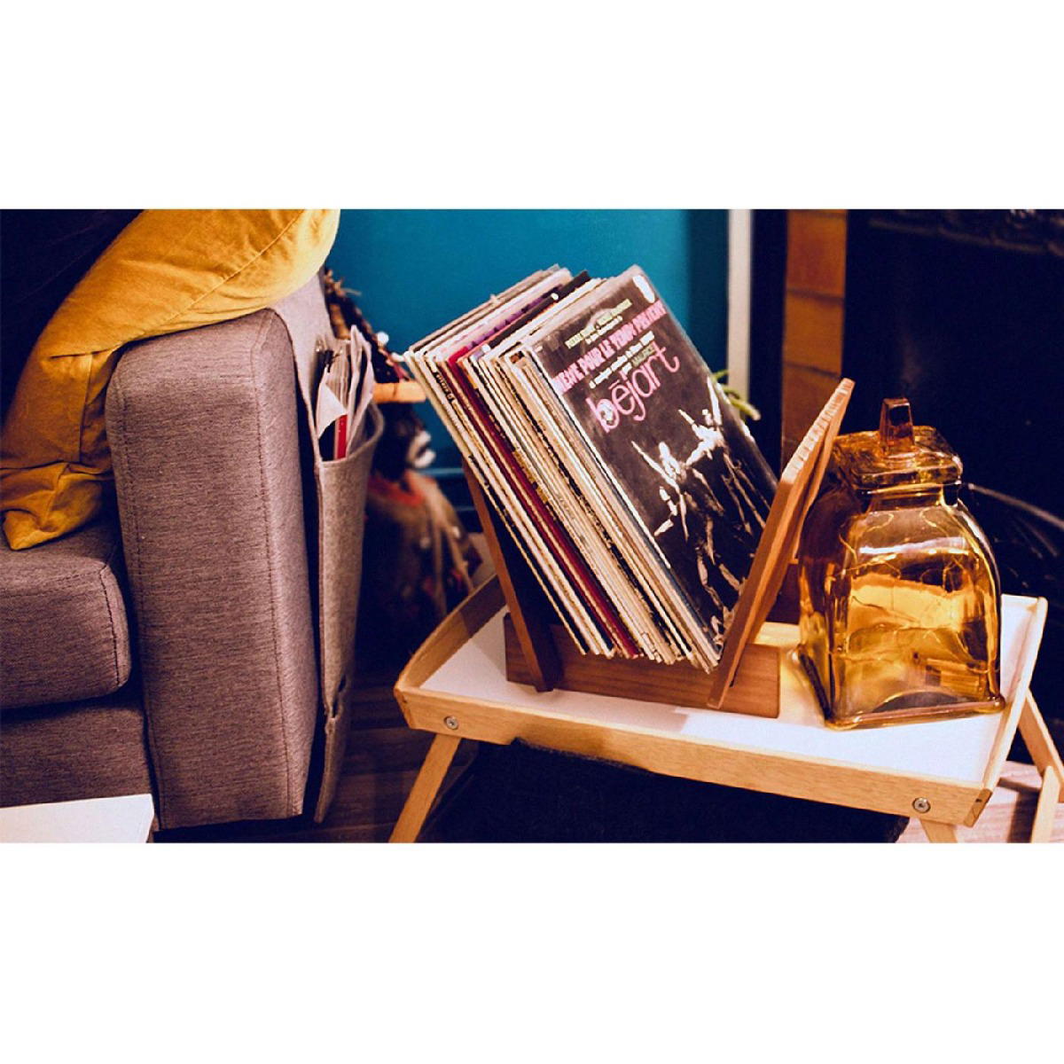 Enova Hifi Mueble Vinilos Madera VR 25 WD