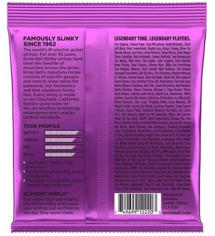 Ernie Ball Juego Eléctrica Slinky Power 11-48