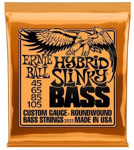 Ernie Ball Juego Bajo Slinky Hybrid 45-105