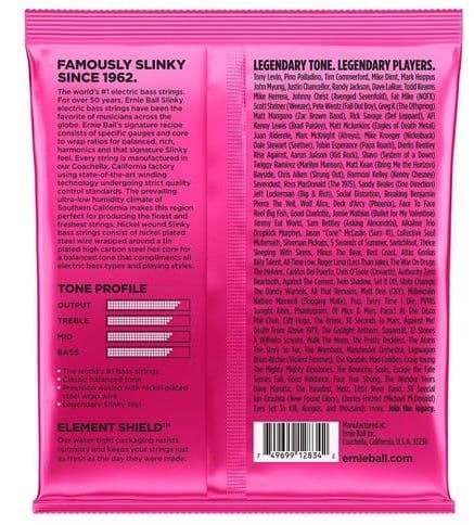 Ernie Ball Juego Bajo Slinky Super 45-100