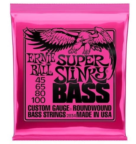 Ernie Ball Juego Bajo Slinky Super 45-100