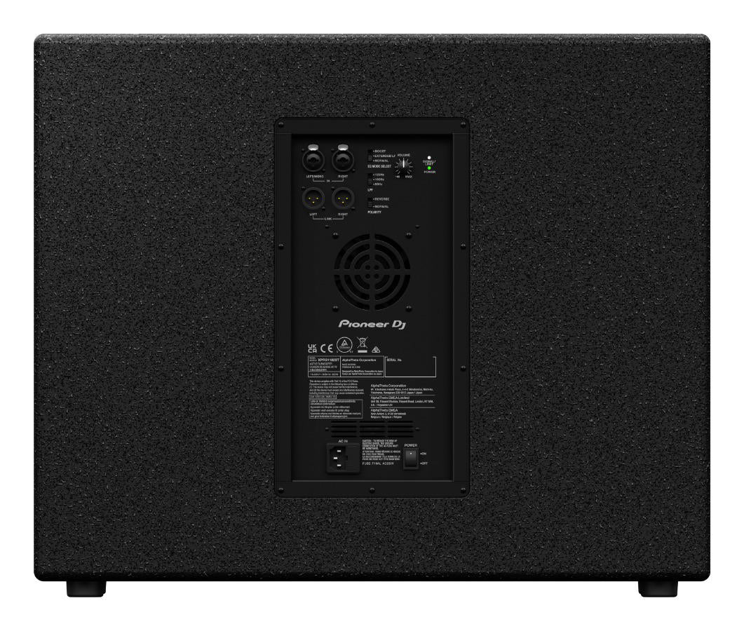 Pioneer DJ XPRS1182ST Subwoofer Autoamplificado