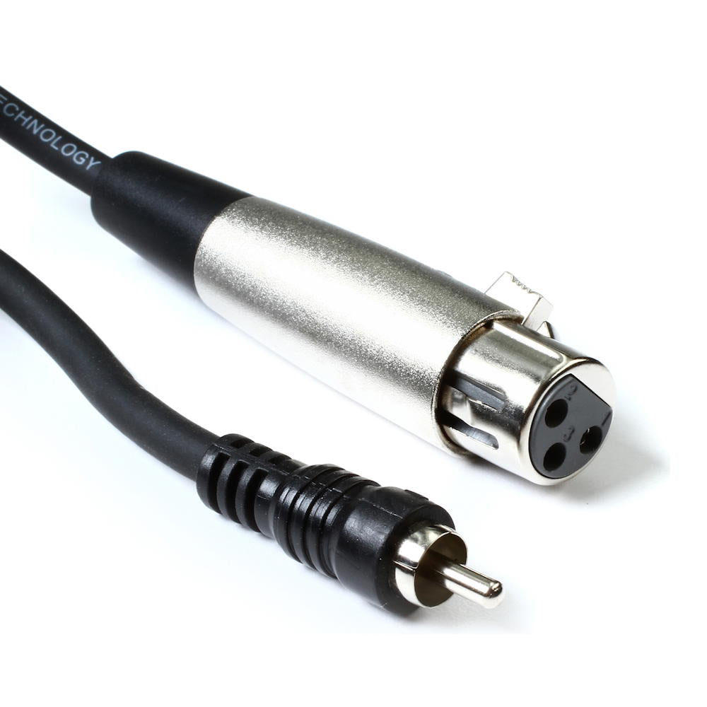HOSA XRF-110 XLR3F a RCA