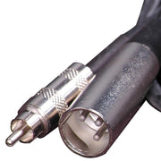HOSA XLR MALE TO RCA MALE 5FT PROFESSIONAL INTERCO