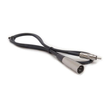 HOSA XLR MALE TO RCA MALE 10FT PROFESSIONAL INTERC