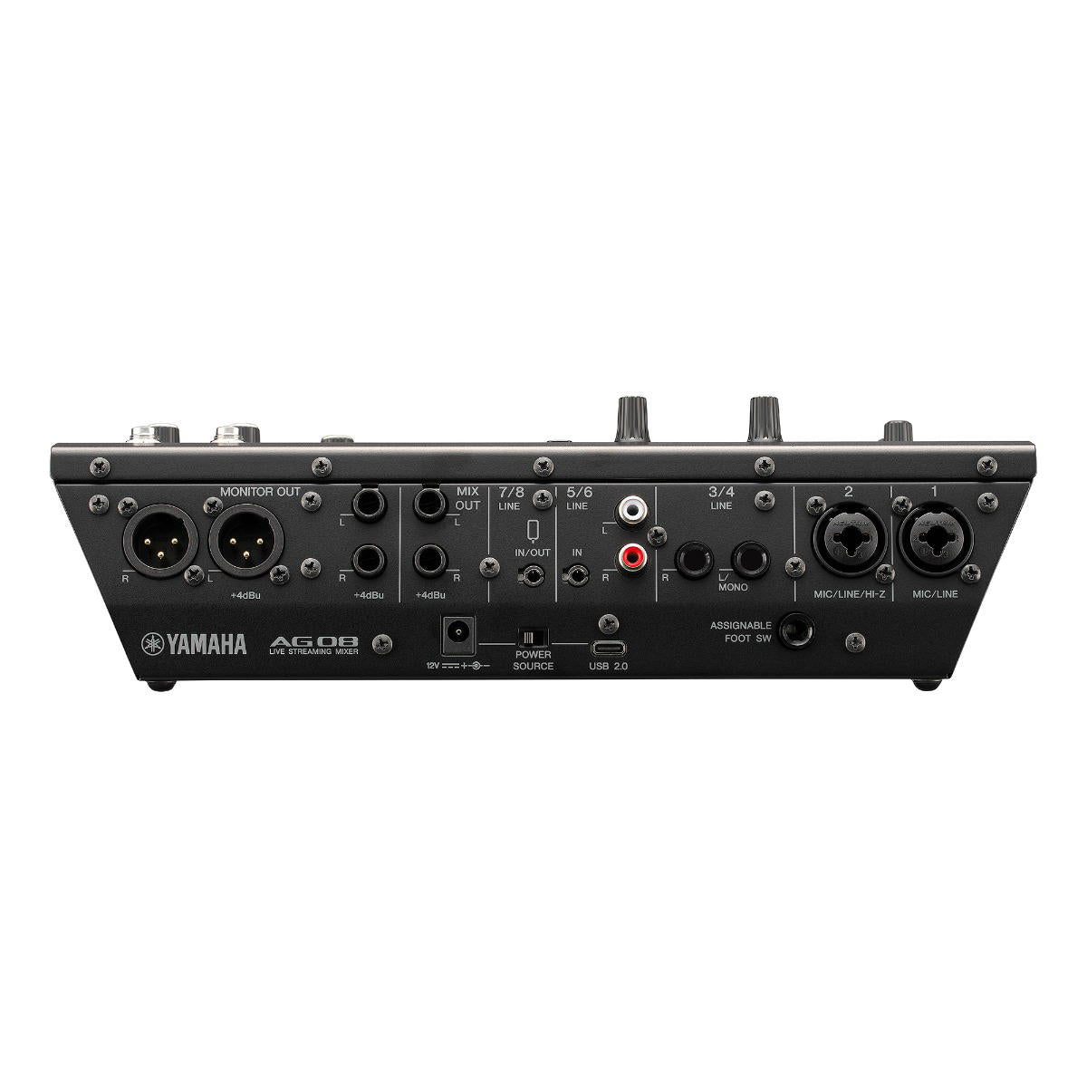 Yamaha AG08 Black Mezclador de Transmisión en Vivo