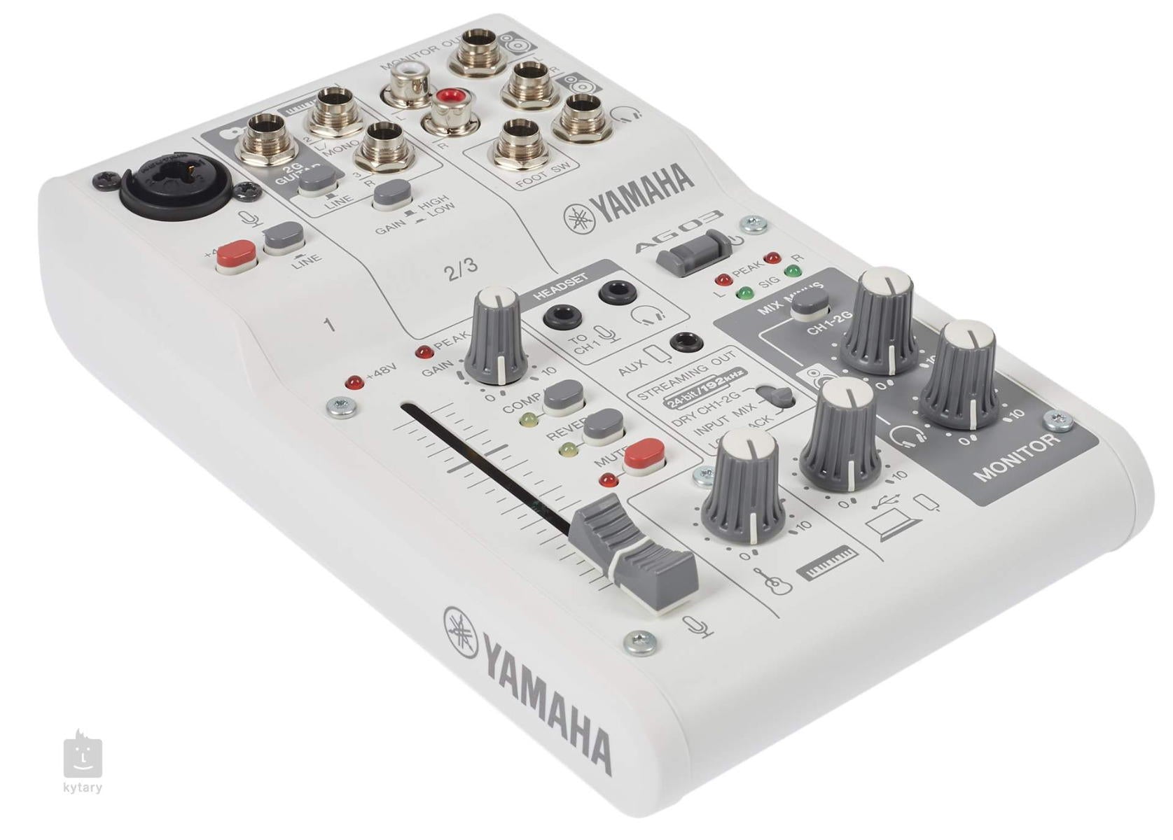 Yamaha AG03MK2W LSPK Pack para Streaming