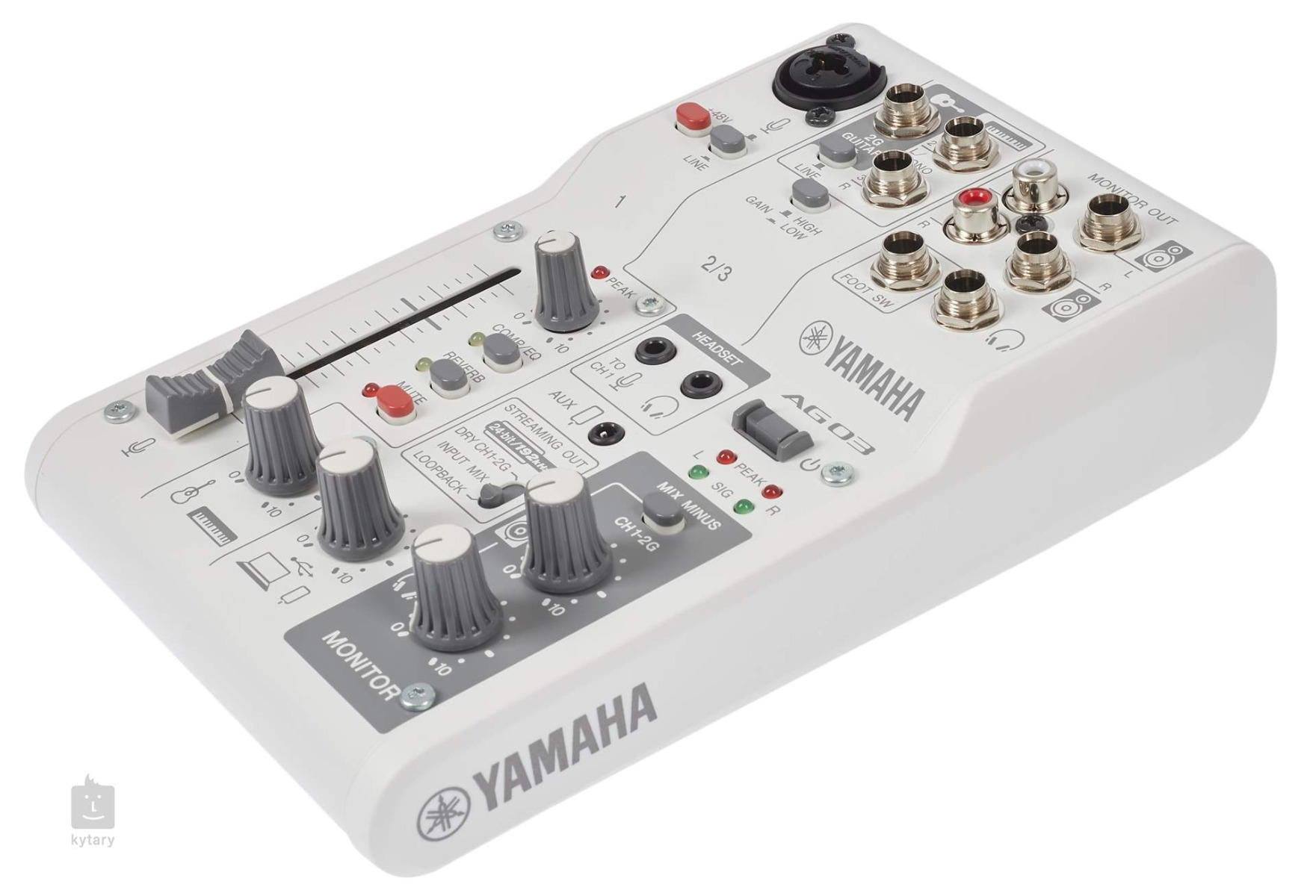 Yamaha AG03MK2W LSPK Pack para Streaming