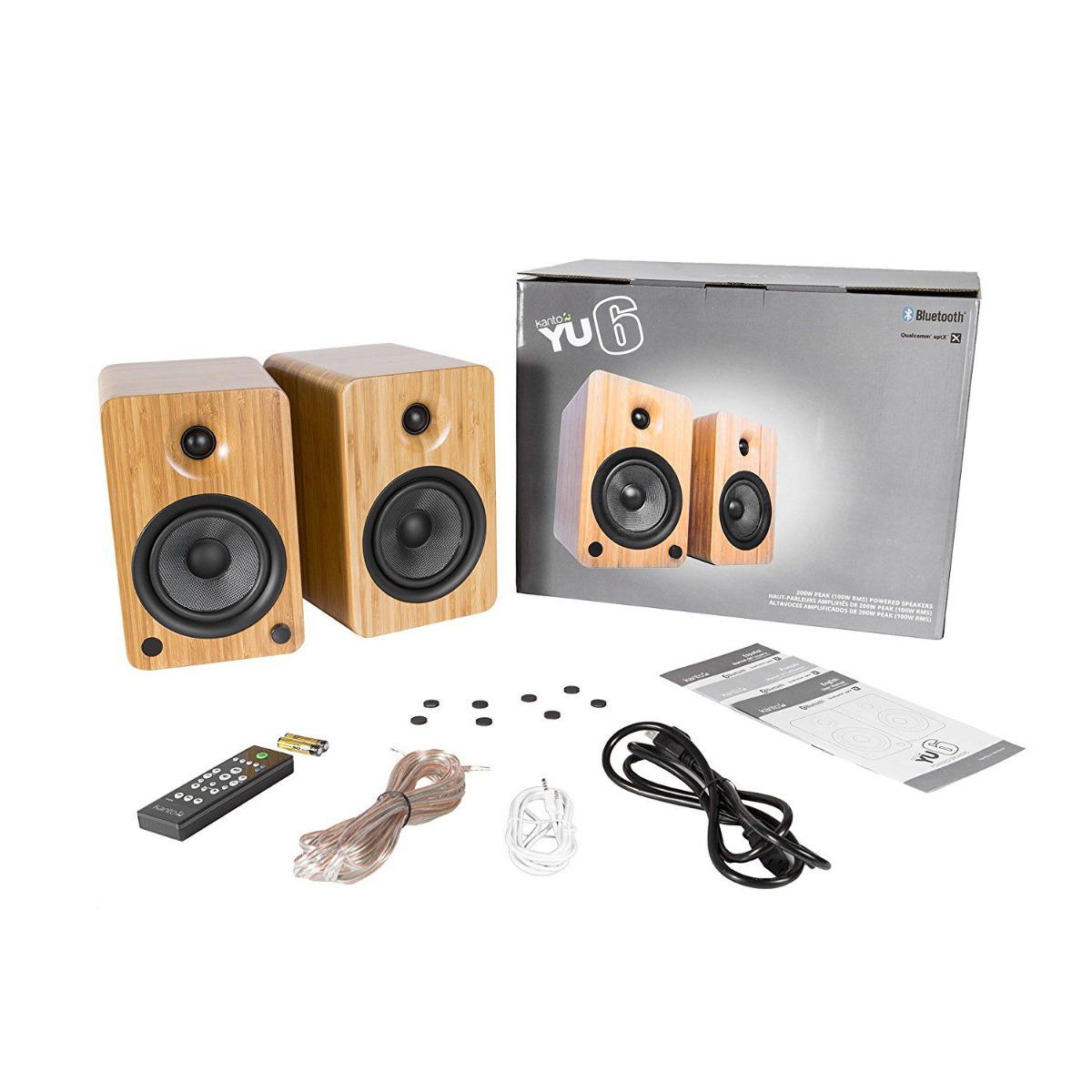 Kanto YU6 Bluetooth Bamboo (B-Stock)
