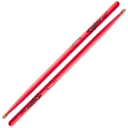 Zildjian Baquetas Natural 5A Acorn. Color Neon Pin